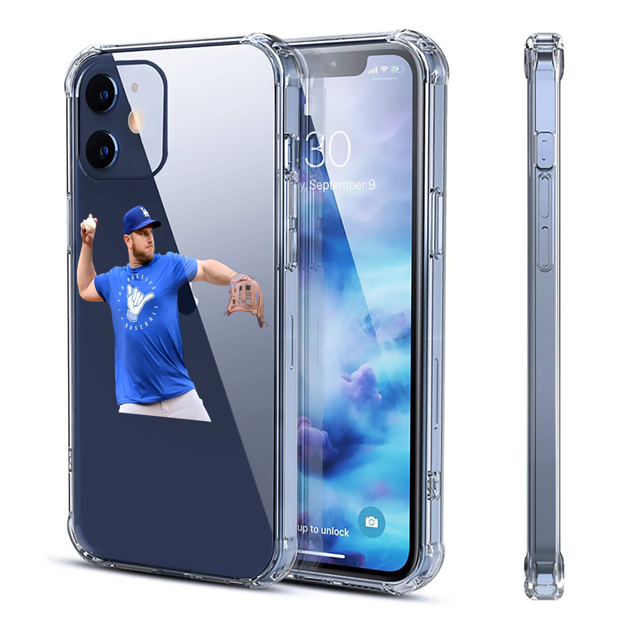  Clear IPhone 12 Case – Soft TPU With UV Print – Enhanced Drop Protection, Precise Fit, Anti-Fingerprint, Customizable Design, Scratch-Resistant, Yellow-Resistant